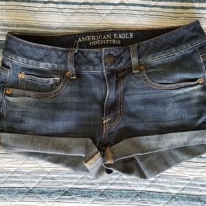 American Eagle Shortie Jean Shorts